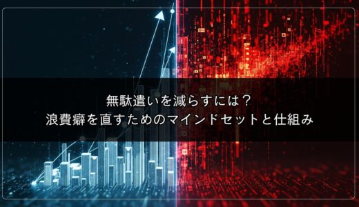 無駄遣いを減らすには？浪費癖を直すためのマインドセットと仕組み