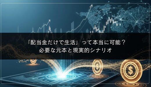 「配当金だけで生活」って本当に可能？必要な元本と現実的シナリオ