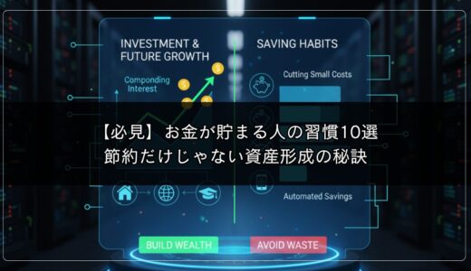 【必見】お金が貯まる人の習慣10選｜節約だけじゃない資産形成の秘訣
