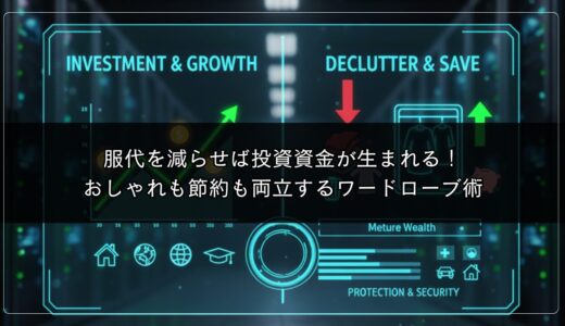 服代を減らせば投資資金が生まれる！おしゃれも節約も両立するワードローブ術