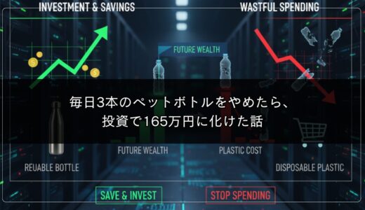 毎日3本のペットボトルをやめたら、投資で165万円に化けた話