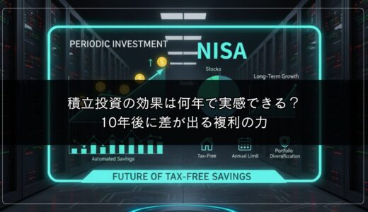 積立投資の効果は何年で実感できる？10年後に差が出る複利の力
