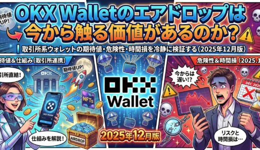 OKX Walletのエアドロップは今から触る価値があるのか？｜取引所系ウォレットの期待値・危険性・時間損を冷静に検証する（2025年12月版）