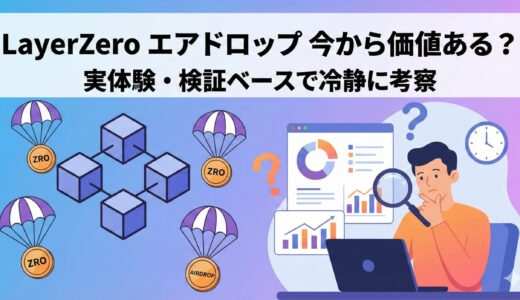 LayerZero のエアドロップは今から触る価値があるのか？実体験・検証ベースで冷静に考察